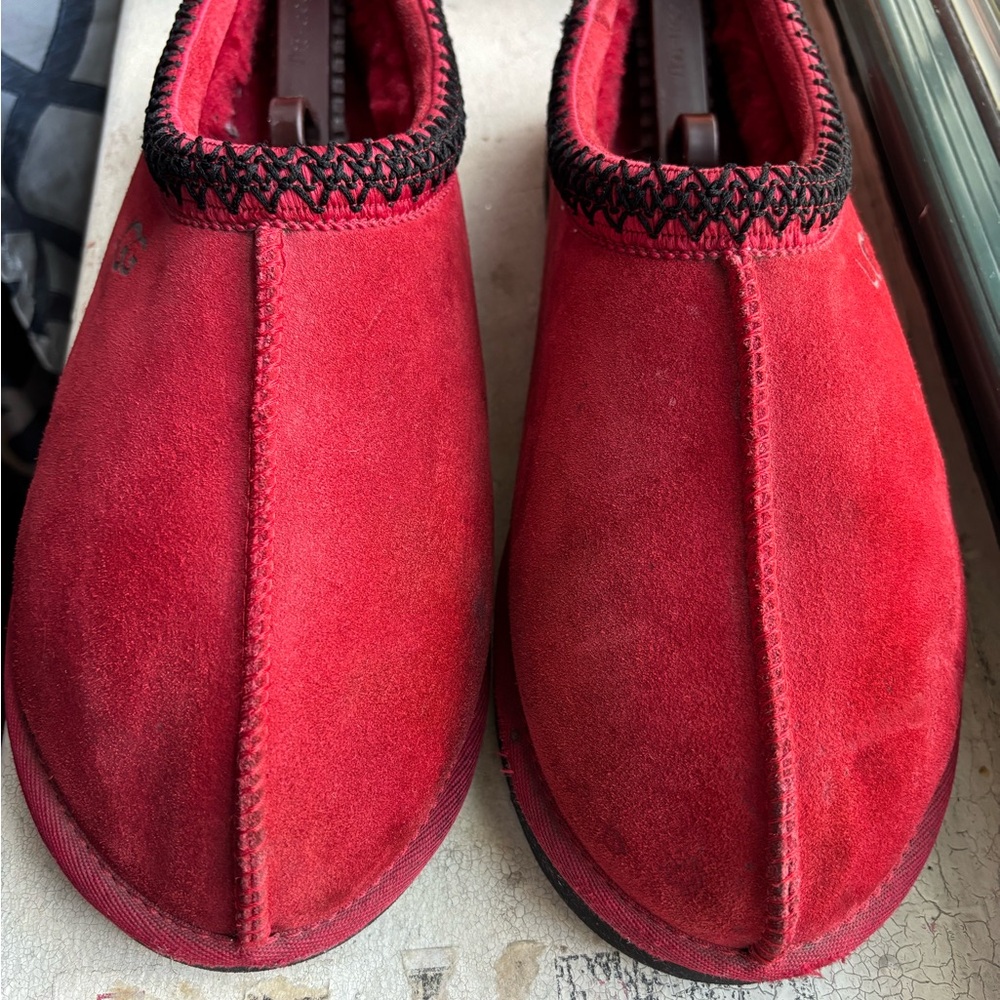 Red Suede Men's Shoes